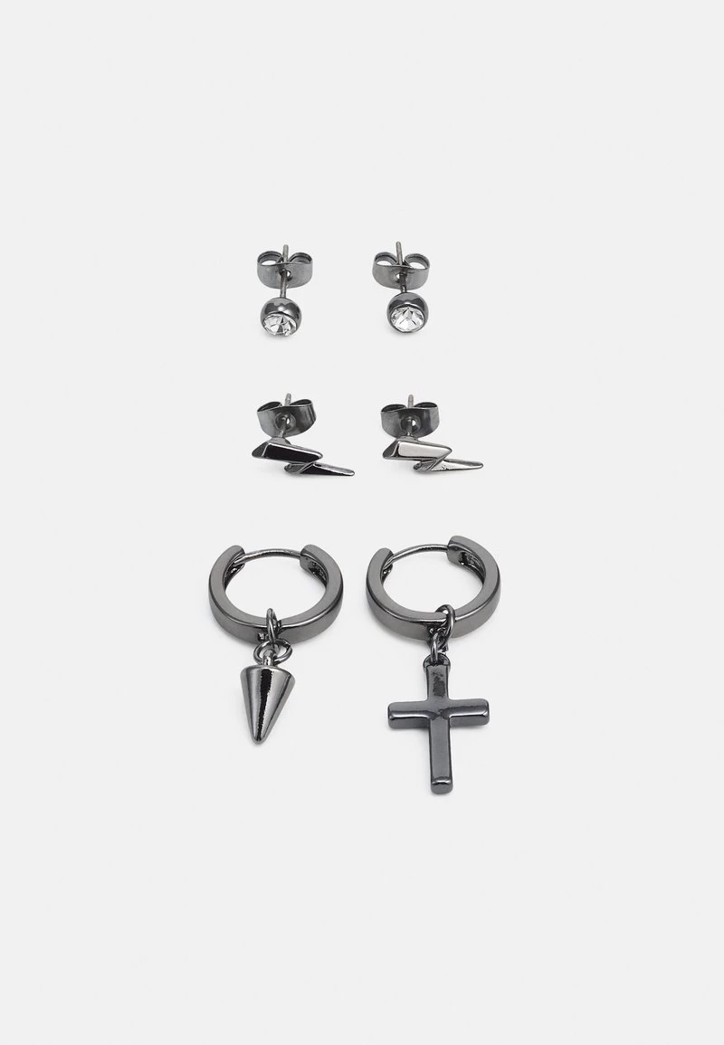 Pier One 3 PACK UNISEX - Ohrringe - Silver-coloured 5 Pier One 3 PACK UNISEX - Ohrringe - Silver-coloured – Bild 5