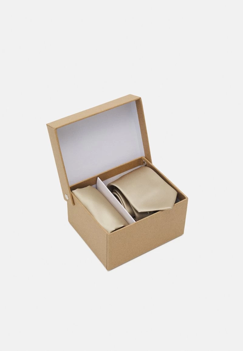 Pier One SET - Einstecktuch - Beige 6 Pier One SET - Einstecktuch - Beige – Bild 6