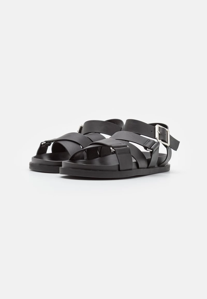 Pier One UNISEX - Riemensandalette - Black 2 Pier One UNISEX - Riemensandalette - Black – Bild 2