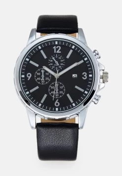 Pier One Uhr - Black/silver-coloured