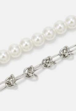 Pier One 2 PACK UNISEX - Halskette - Silver -Pier One f0386c66f33643f9a20dceab9586d469