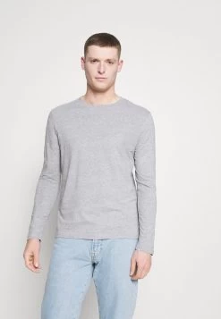 Pier One 5 PACK - Langarmshirt - White/dark Blu/grey -Pier One f1774a4a7a3f444e865f7b6e75b4c3ba