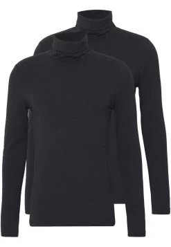 Pier One 2 PACK - Langarmshirt - Black