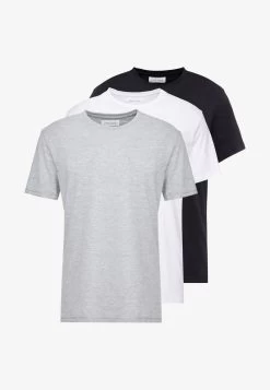 Pier One 3 PACK - T-Shirt Basic - White/black/light Grey 11 Pier One 3 PACK - T-Shirt Basic - White/black/light Grey -Pier One f785e71fb58e4e639608a247ef343f6c