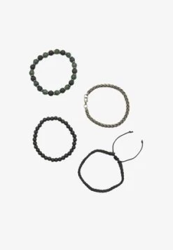 Pier One 5 PACK - Armband - Silver-coloured, Black 11 Pier One 5 PACK - Armband - Silver-coloured, Black -Pier One fa4c68e061e246fbbcc8381fd76aa6cb