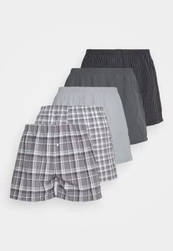 Pier One 5 PACK - Boxershorts - Black/grey/white